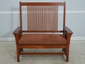 74675: STICKLEY Mission Cherry Spindle Back Settee