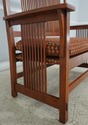 74675: STICKLEY Mission Cherry Spindle Back Settee