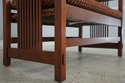 74675: STICKLEY Mission Cherry Spindle Back Settee