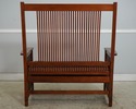 74675: STICKLEY Mission Cherry Spindle Back Settee