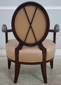 74653: Pair Of BAKER Barbara Barry Mahogany Medall