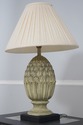 F74011: ETHAN ALLEN Pineapple Form Table Lamp w. S