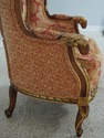 L74692: Pair Of Louis XV Style Carved Bergere Wing