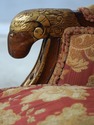L74692: Pair Of Louis XV Style Carved Bergere Wing