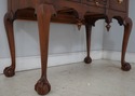 72483: HENKEL HARRIS SPNEA Walnut Clawfoot Highboy