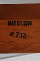 74688: STICKLEY Queen Size Cherry Mission Bed