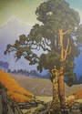 F74684/85/86: Set Of 3 Mission Oak Framed Arts & C