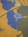 F74683: Mission Oak Framed Art Morning Glories