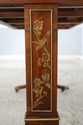 L74698: HEKMAN 2 Drawer Yew Wood & Walnut Library 