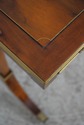 L74698: HEKMAN 2 Drawer Yew Wood & Walnut Library 