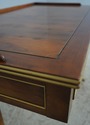 L74698: HEKMAN 2 Drawer Yew Wood & Walnut Library 