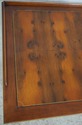 L74698: HEKMAN 2 Drawer Yew Wood & Walnut Library 