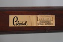 F74552: COLONIAL Mahogany 5 Tube Grandfather Clock