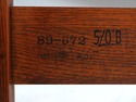 74669: STICKLEY Harvey Ellis Queen Size Mission Oa