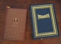 LF74447: Set of 16 Gold Embossed Leather Bound Boo