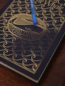 LF74447: Set of 16 Gold Embossed Leather Bound Boo