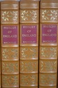 LF74442: Set of 10 Gold Embossed Leather Bound Boo
