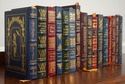 LF74443: Set of 16 Gold Embossed Leather Bound Boo