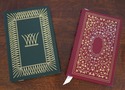 LF74443: Set of 16 Gold Embossed Leather Bound Boo