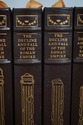 LF74440: Set of 6 Gold Embossed Leather Bound Book