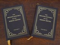 LF74440: Set of 6 Gold Embossed Leather Bound Book