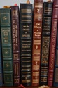 LF74448: Set of 16 Gold Embossed Leather Bound Boo