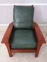 74703: STICKLEY Mission Cherry Morris Chair & Otto