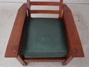74703: STICKLEY Mission Cherry Morris Chair & Otto