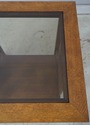 74677: STICKLEY Mission Oak Glass Top Lamp End Tab
