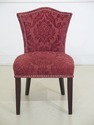 F31138EC: Art Deco Style Damask Print Upholstered 