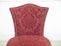 F31138EC: Art Deco Style Damask Print Upholstered 