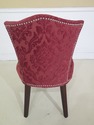 F31138EC: Art Deco Style Damask Print Upholstered 