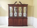 47805EC: HICKORY - WHITE Inlaid Mahogany 4 Door Br