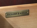 47805EC: HICKORY - WHITE Inlaid Mahogany 4 Door Br