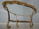 L69917: LABARGE Brass & Glass Hollywood Regency Co
