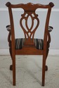 L69925: Set of 8 COUNCILL Mahogany Chippendale Din