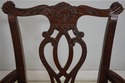 L69925: Set of 8 COUNCILL Mahogany Chippendale Din