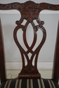 L69925: Set of 8 COUNCILL Mahogany Chippendale Din