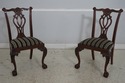 L69925: Set of 8 COUNCILL Mahogany Chippendale Din