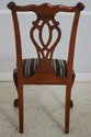 L69925: Set of 8 COUNCILL Mahogany Chippendale Din