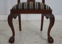 L69925: Set of 8 COUNCILL Mahogany Chippendale Din