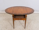 F69943: Antique English Adams Satinwood Pembroke T