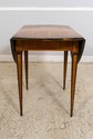 F69943: Antique English Adams Satinwood Pembroke T