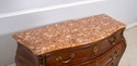 L69939: French Louis XV Style Marble Top Bronze Mo