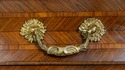 L69939: French Louis XV Style Marble Top Bronze Mo