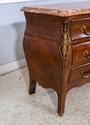 L69939: French Louis XV Style Marble Top Bronze Mo