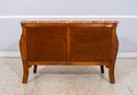 L69939: French Louis XV Style Marble Top Bronze Mo