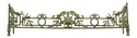 52823EC: Neoclassical Design Solid Bronze Fireplac
