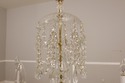 F61110EC: Large Palatial 12 Arm Crystal Chandelier