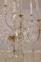 F61110EC: Large Palatial 12 Arm Crystal Chandelier